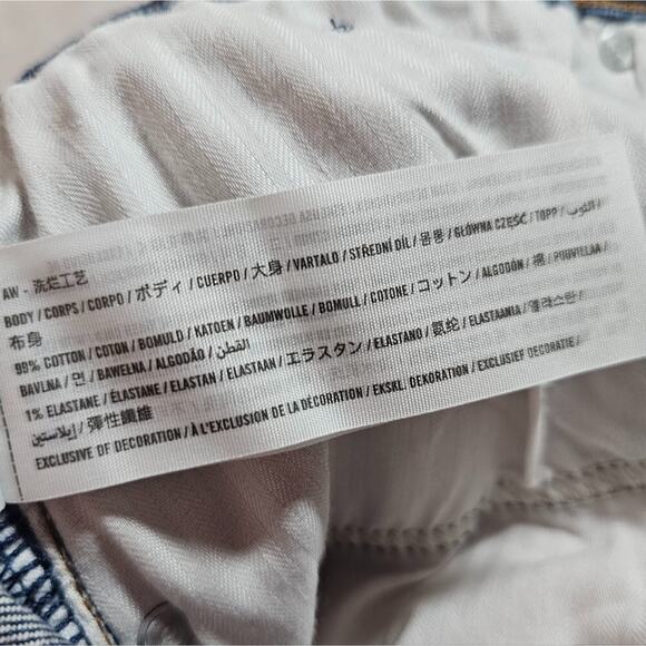 Abercrombie & Fitch Curve Love 90s Straight Jeans Womens 24 37" Ultra High Rise - Picture 9 of 9